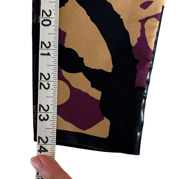 COR Ultracor USA Size S Stretch Mid Rise Active Leggings USA Purple Black Gold - Picture 9 of 10